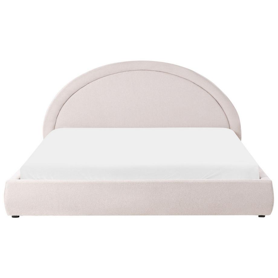 Beliani Lit ottoman en Tissu Moderne MOUZON  