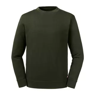 Russell Erwachsene Bio Sweatshirt mit Wendefunktion  Olivegrün