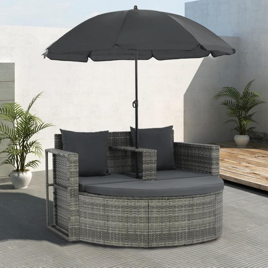 VidaXL Gartenstuhl poly-rattan  