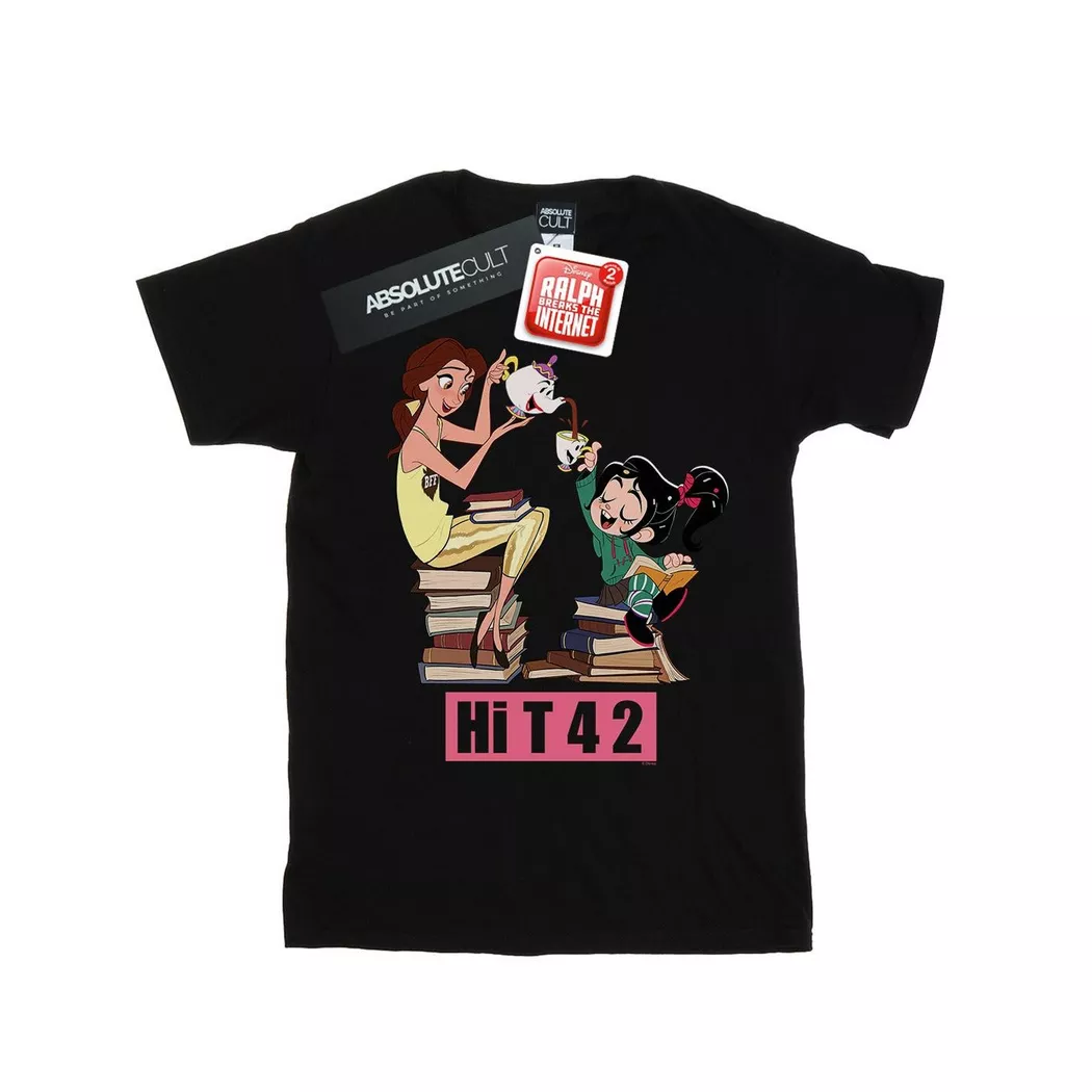 Disney - Wreck It Ralph TShirt, für Damen, Schwarz, Größe XL