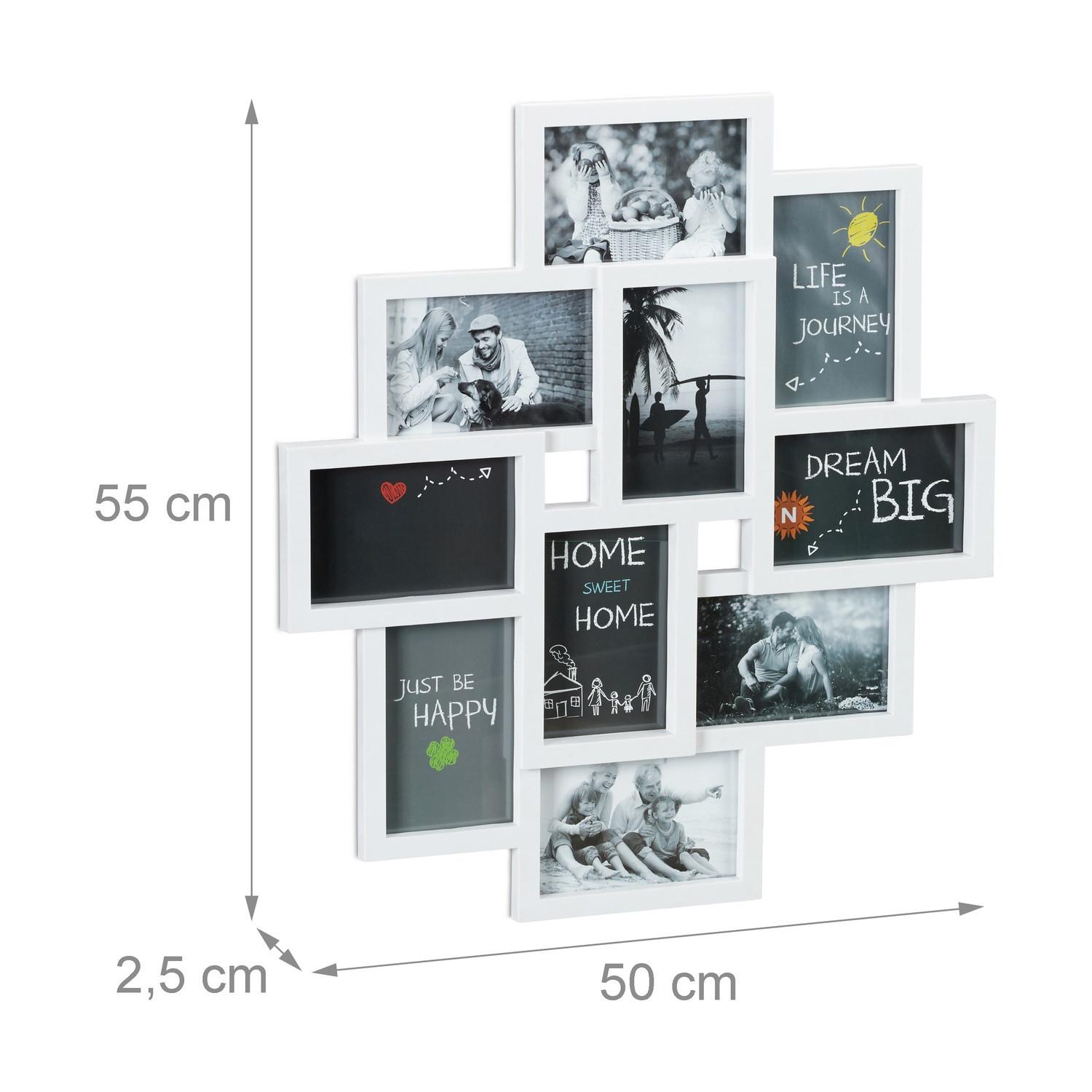 Northix Bilderrahmen Collage 10 Bilder  