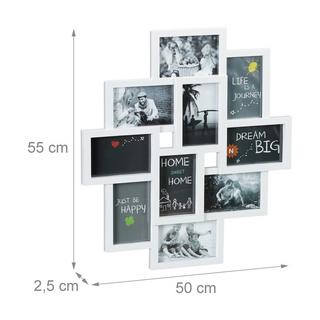 Northix Bilderrahmen Collage 10 Bilder  