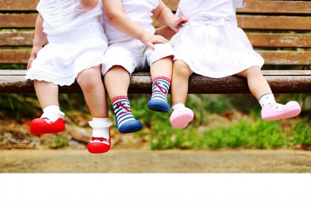 Attipas  Halloween gris Chaussures pour bébés - 21.5 