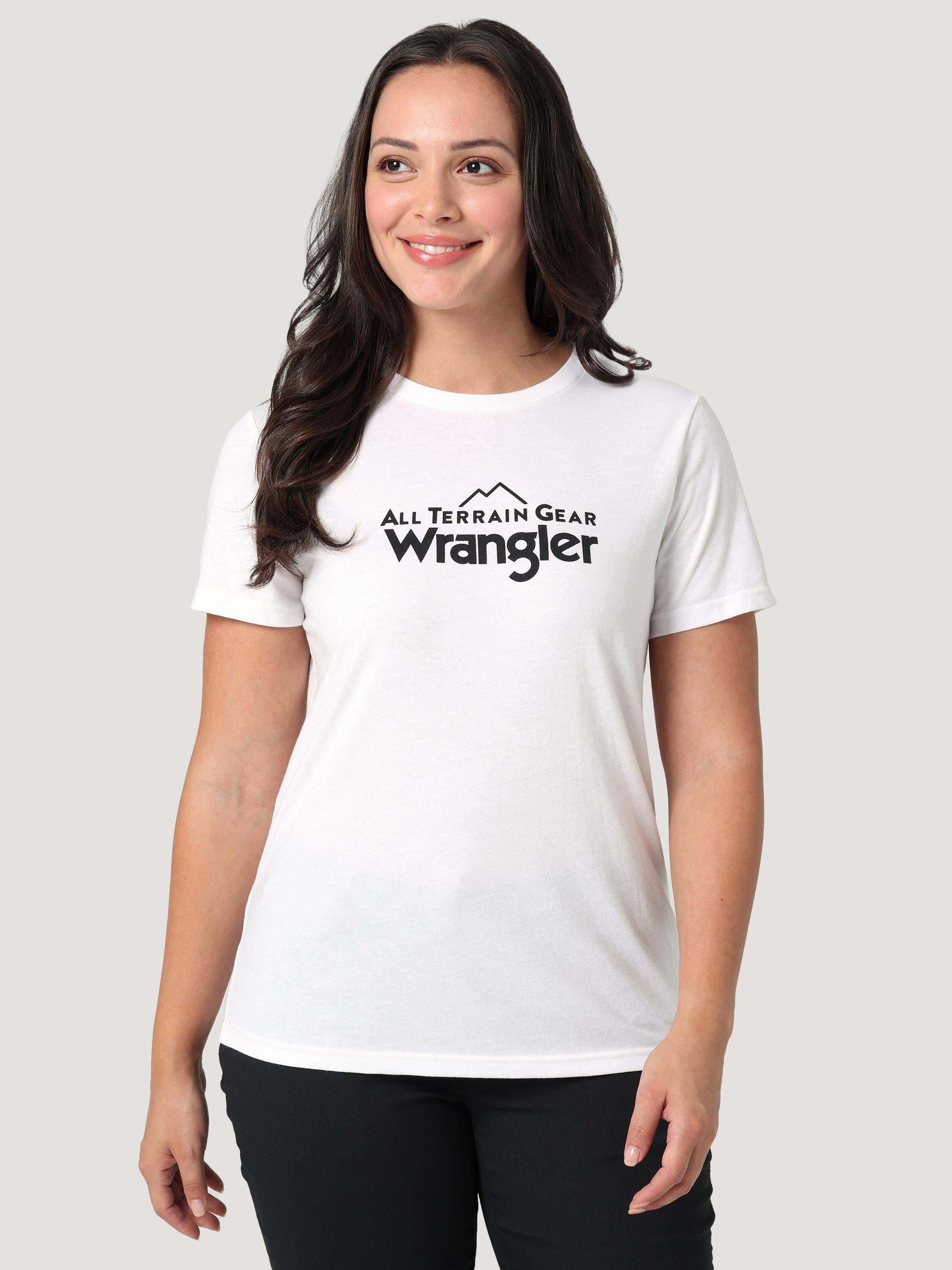 Image of T-shirt Atg Logo Tee Damen Weiss S
