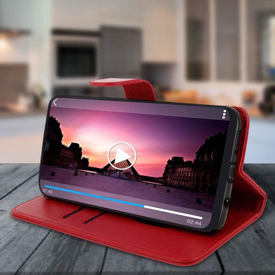 Avizar  Klapphülle Samsung Galaxy A50 Rot 