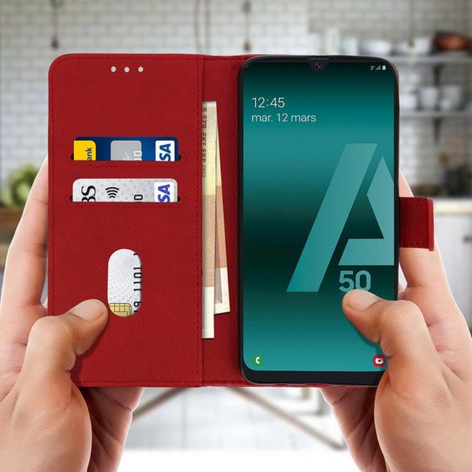 Avizar  Klapphülle Samsung Galaxy A50 Rot 