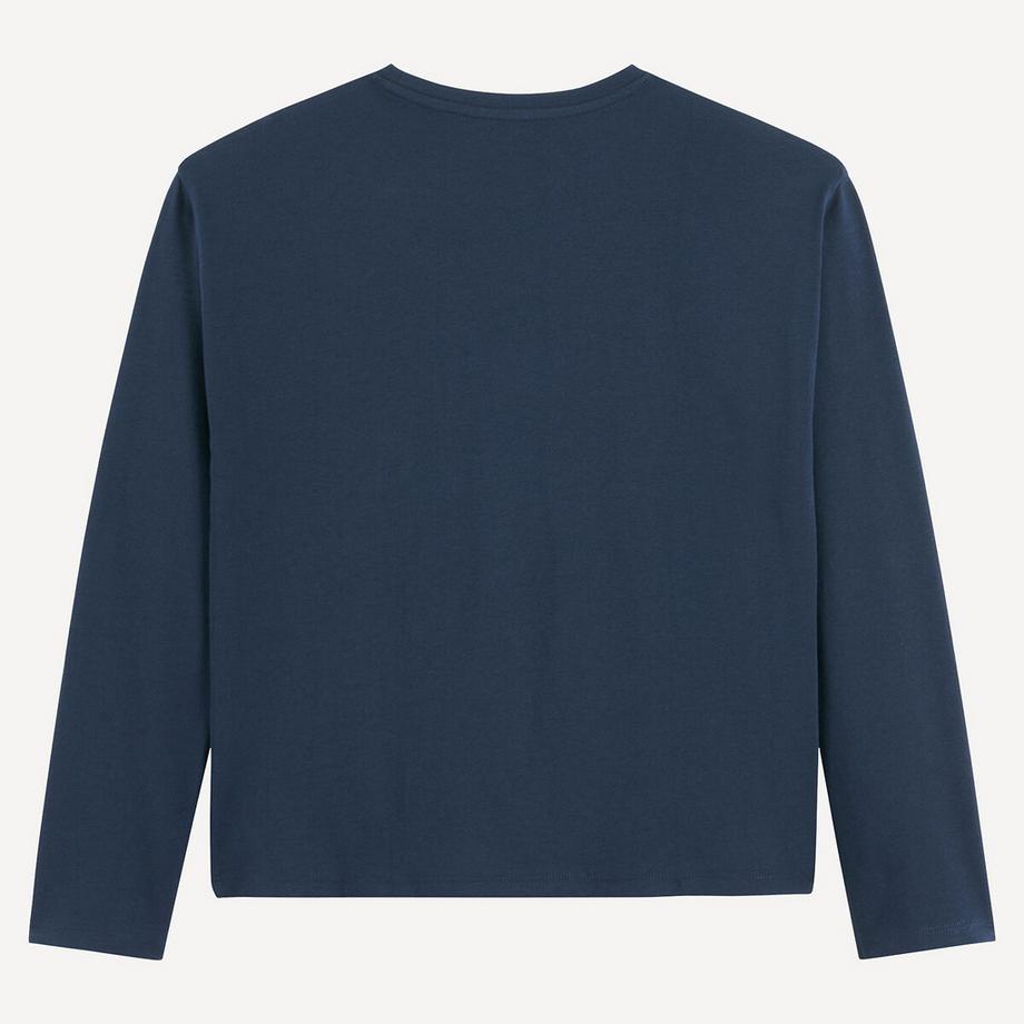 La Redoute Collections  Langarmshirt mit Messageprint 