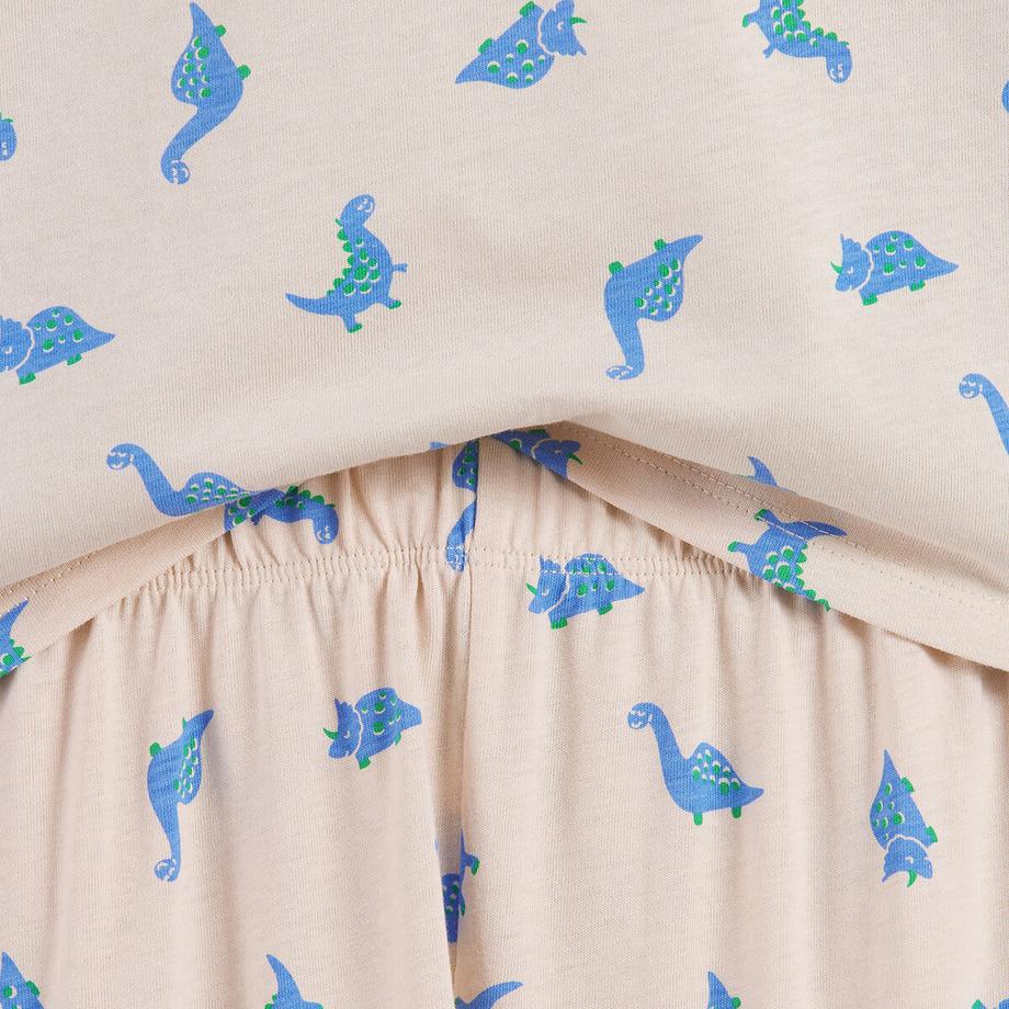La Redoute Collections  Pyjama aus Baumwolle mit Dinosaurier-Motiv 