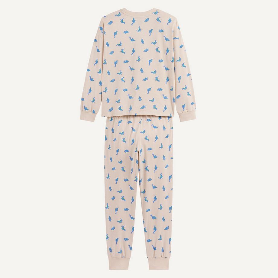 La Redoute Collections  Pyjama aus Baumwolle mit Dinosaurier-Motiv 