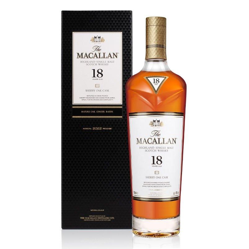 Macallan 18 Year Old Sherry Oak 2022 Release  