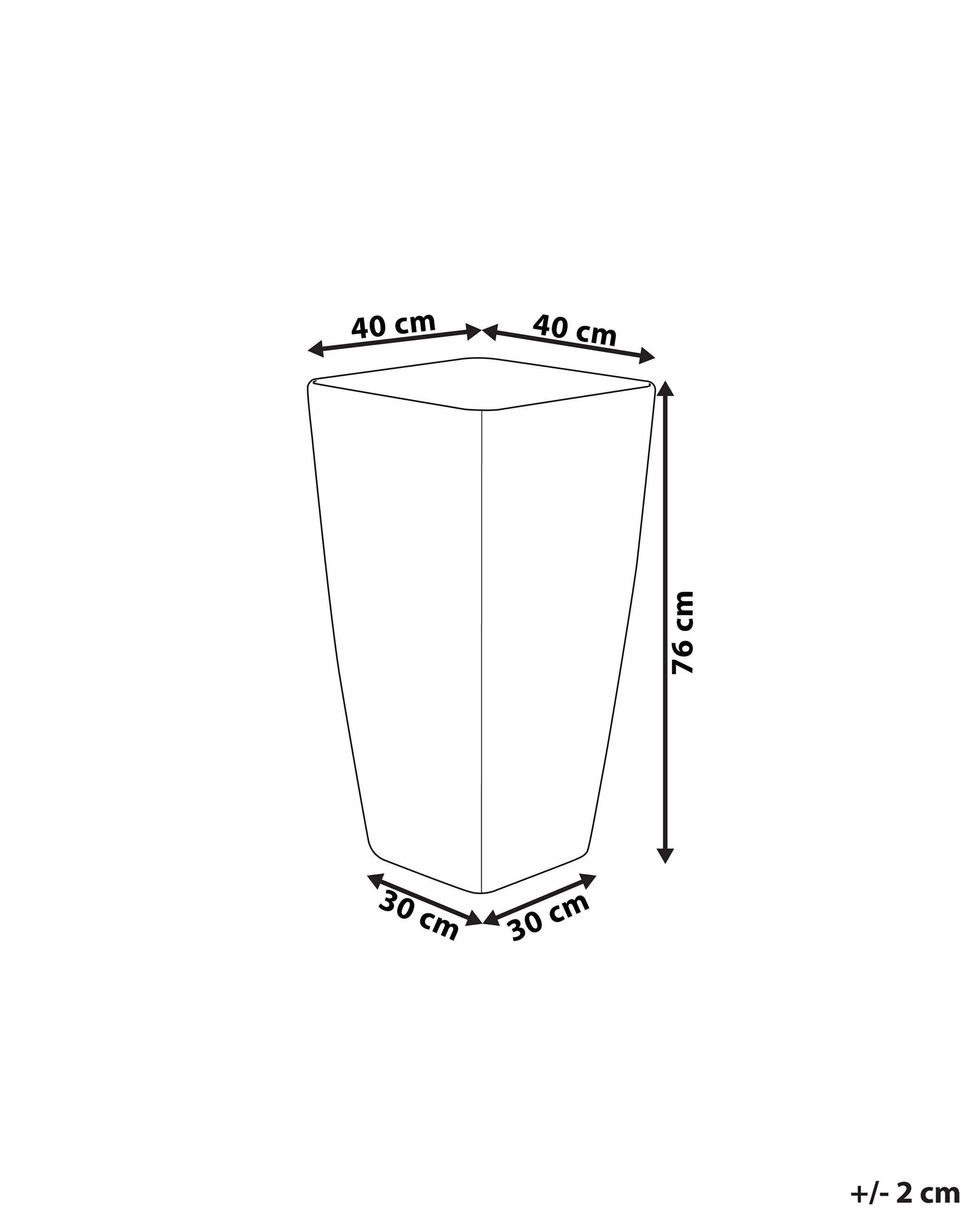 Beliani Vaso per piante en Fibra d'argilla Moderno MODI  