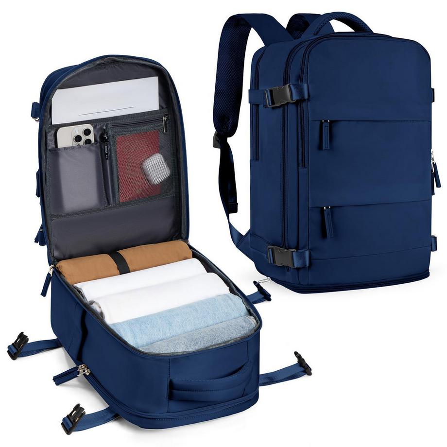 Sac à dos de voyage.  Bagage à Main d'Avion, Sac à Dos pour Ordinateur Portable, avec Compartiment à Chaussures