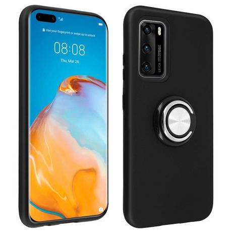 Avizar  Cover Huawei P40 nero metallizzato 