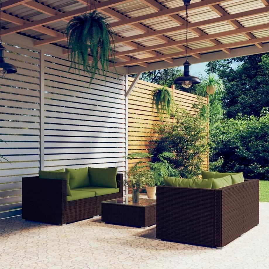 VidaXL Garten-lounge-set poly-rattan  