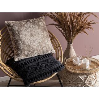 Beliani Cuscino decorativo en Cotone Boho MIMISAL  