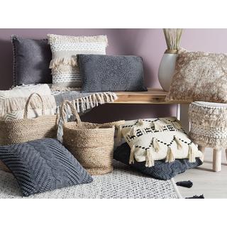 Beliani Cuscino decorativo en Cotone Boho MIMISAL  