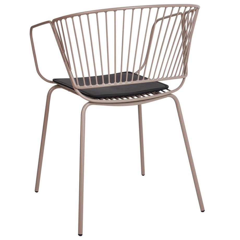 Beliani Set di 2 sedie da pranzo en Acciaio Industriale RIGBY  