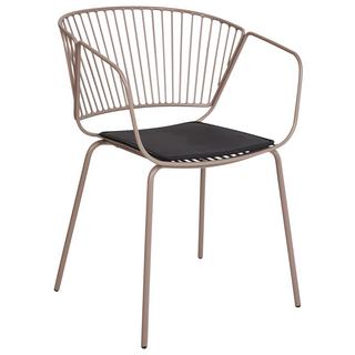 Beliani Lot de 2 chaises en Acier Moderne RIGBY  