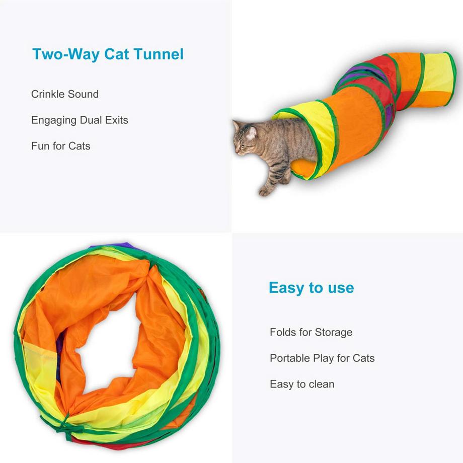 Intirilife  Katzentunnel Spielzeug 