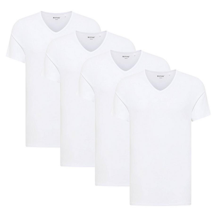 Mustang  T-Shirt  4er Pack Bequem sitzend-Style Amado 4-Pack 