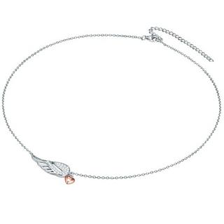 Rafaela Donata  Femme Collier en argent Coeur/aile 