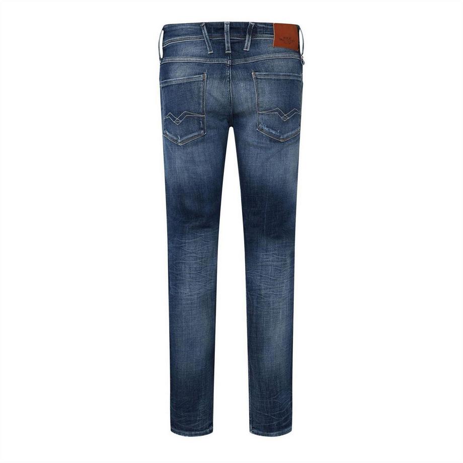 REPLAY Anbass Jeans Effetto Invecchiato Cotone Denim  