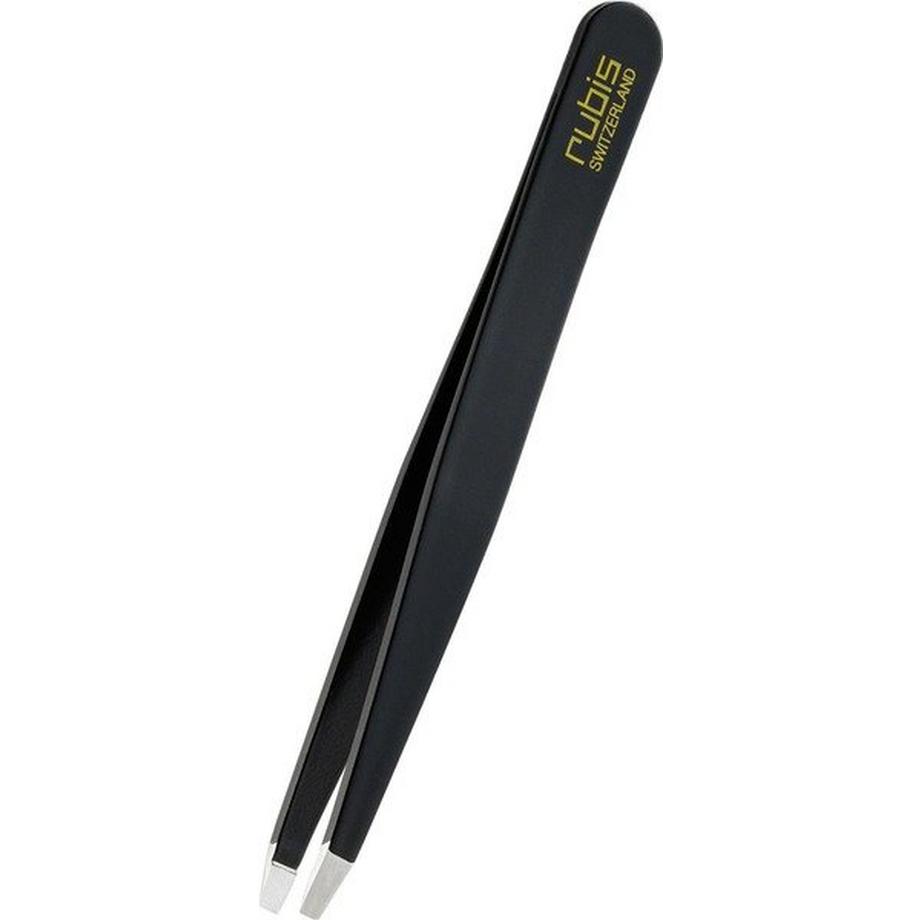 Pinzette gerade, schwarz, Inox