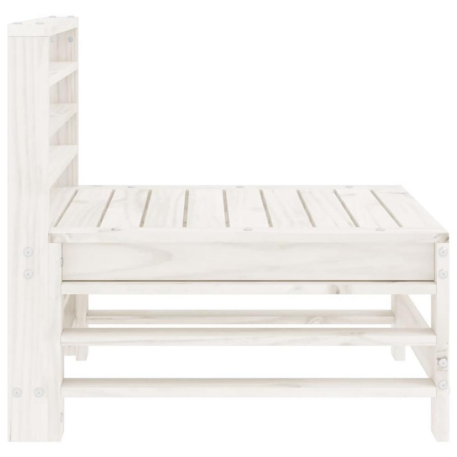 VidaXL Canapé central de jardin bois de pin  