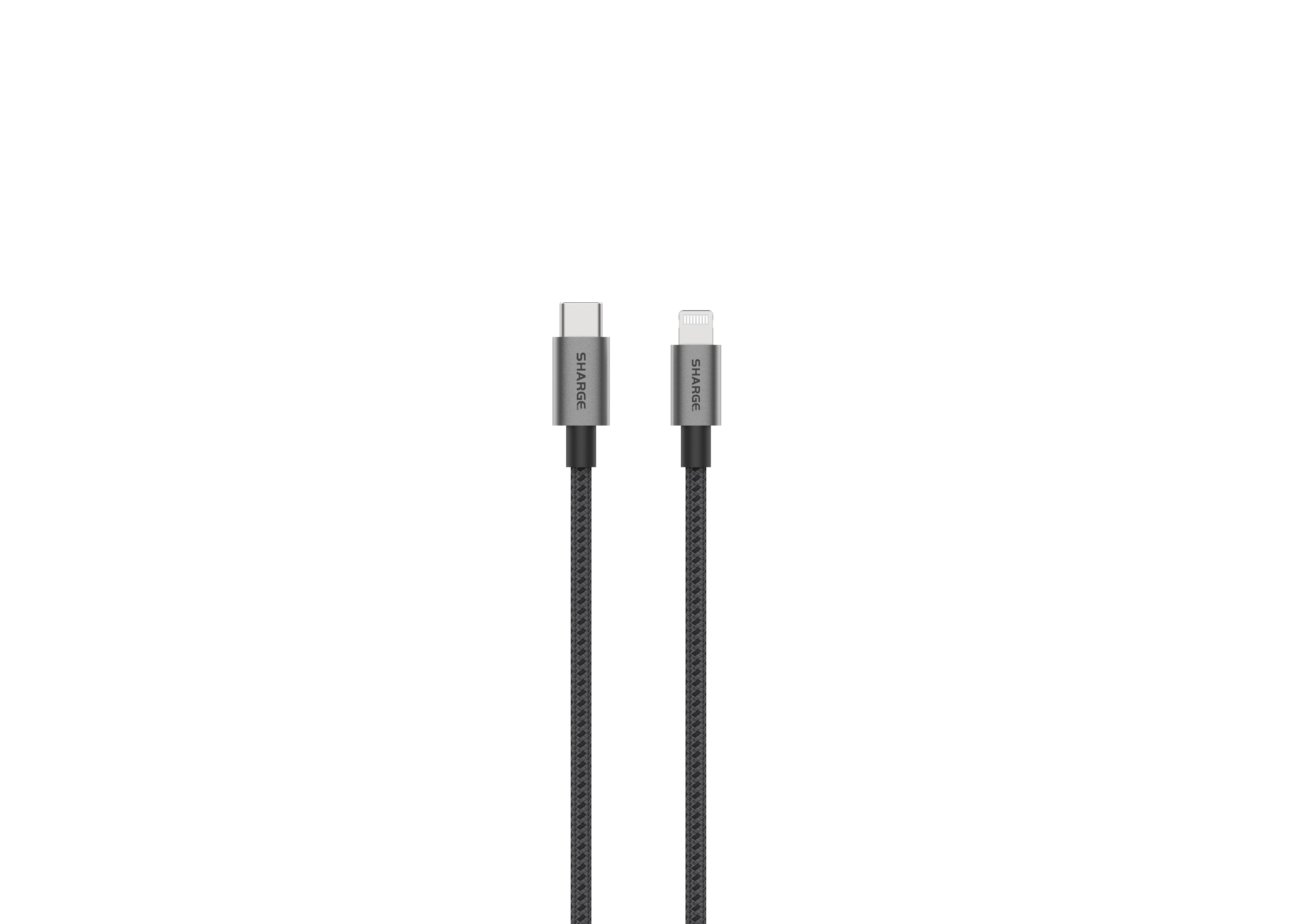 Sharge  USB-C auf Lightning Geflochten Kabel 