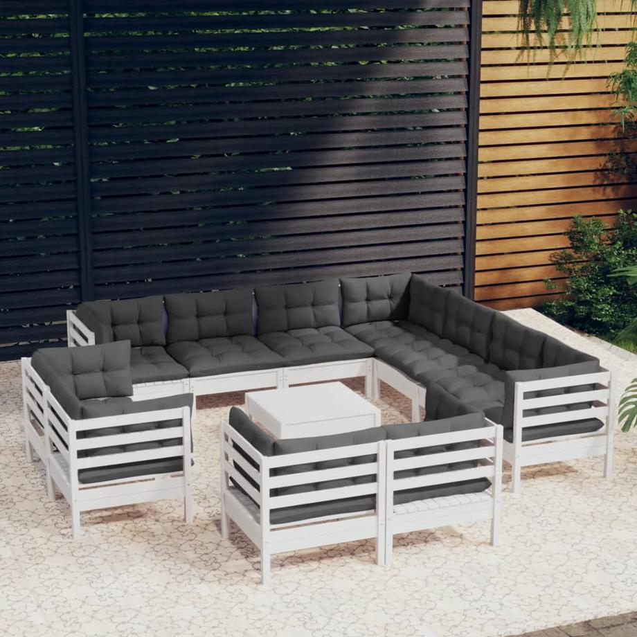 VidaXL set salotto da giardino Legno di pino  