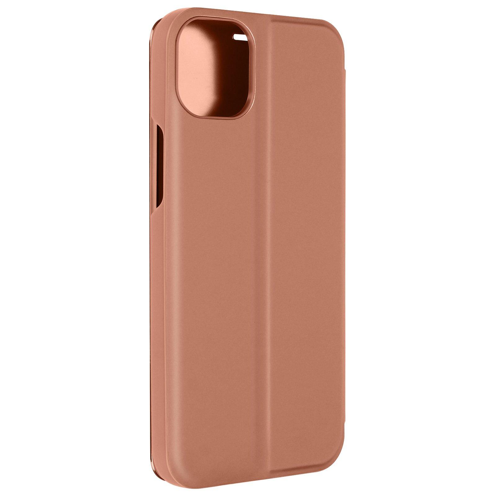 Avizar  Spiegelhülle iPhone 15 Rosegold 