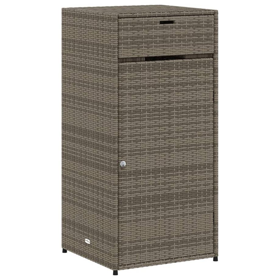 Armoire de rangement de jardin rotin synthétique