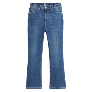 La Redoute Collections  Cropped Flare Jeans mit hoher Taille 