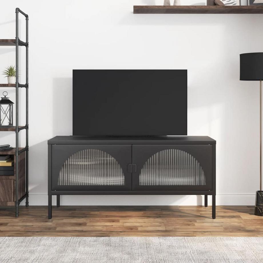 VidaXL Meuble tv acier  