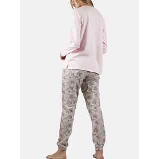 Admas  Pyjama Hausanzug Hose Top Langarm Made With Love 