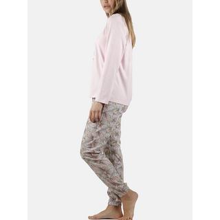 Admas  Pyjama Hausanzug Hose Top Langarm Made With Love 