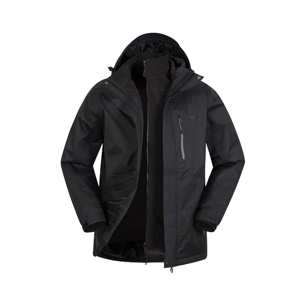Image of Bracken Extreme Jacke, Wasserfest 3 In 1 Herren Schwarz S