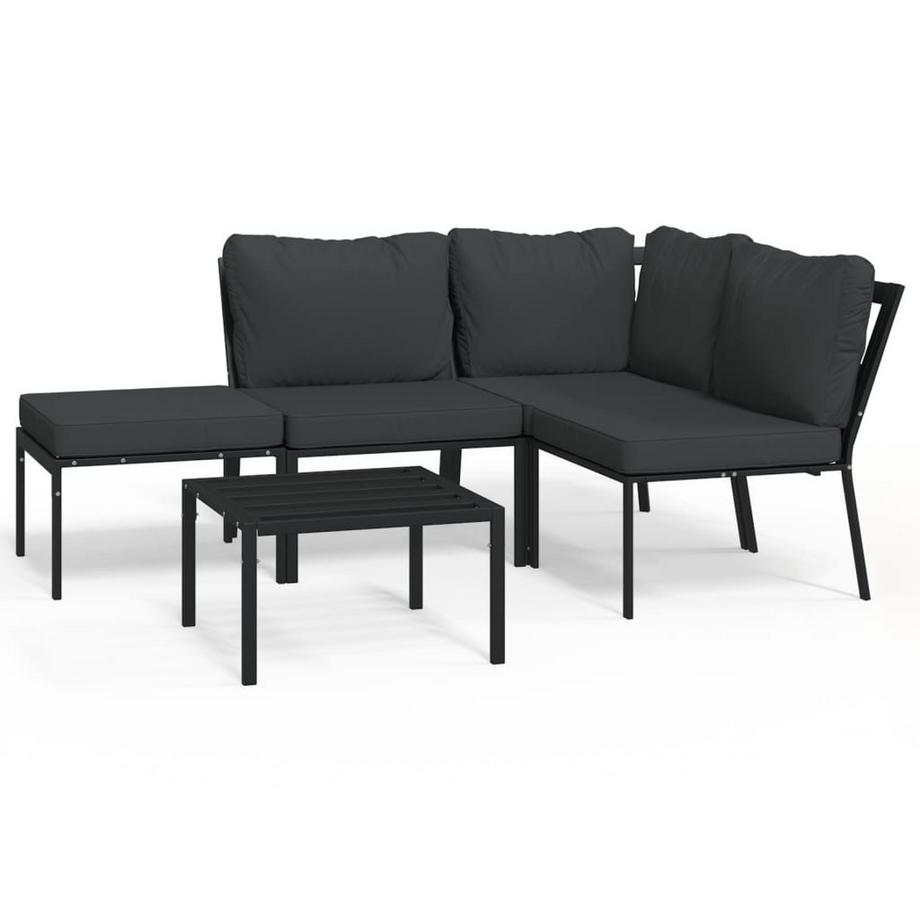 set mobili da giardino Acciaio