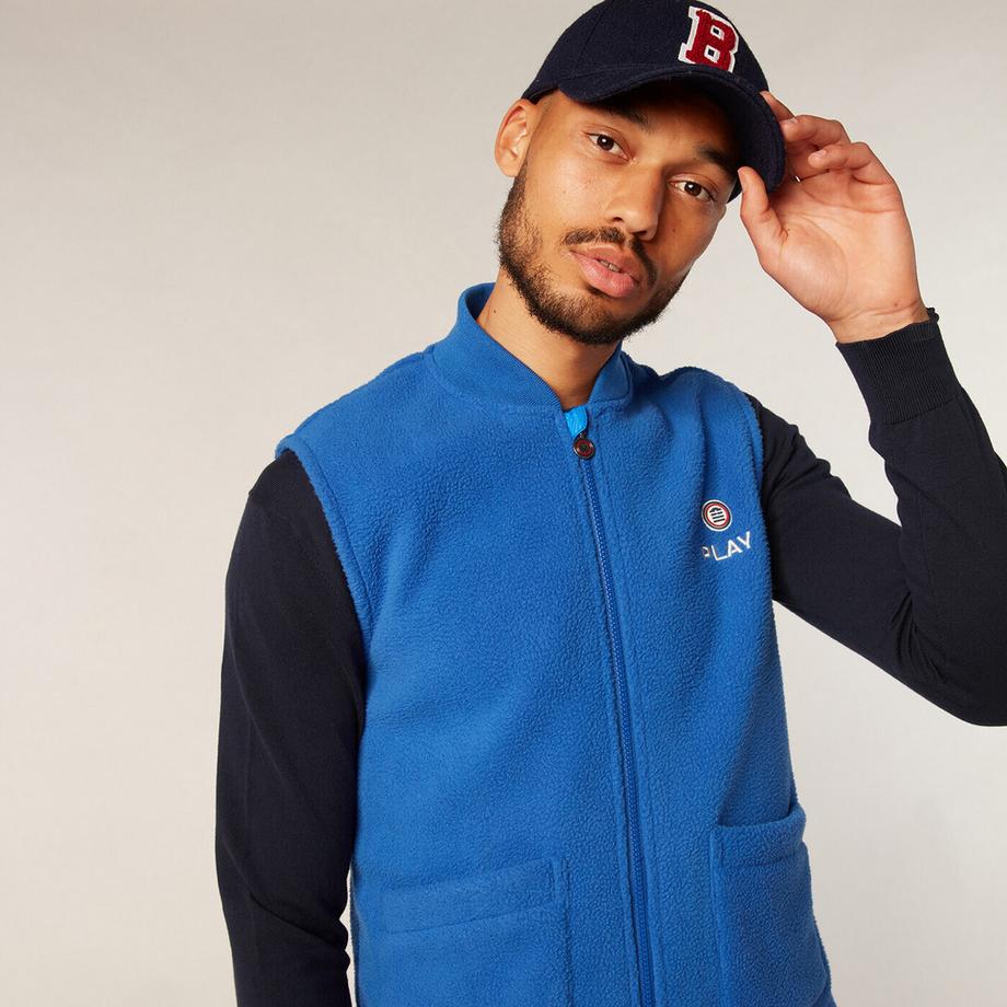 Serge Blanco Paradis Gilet in Pile  