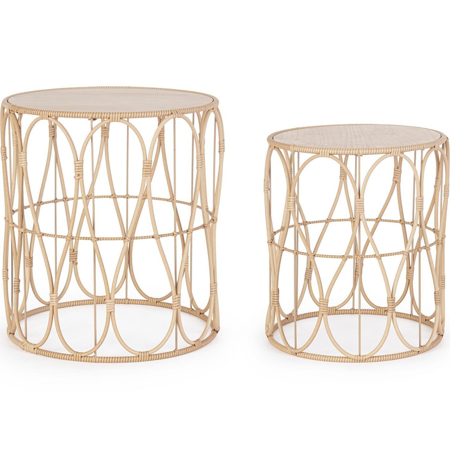 Image of Couchtisch Sherly natur rund (2er-Set) Couchtisch Sherly natur rund (2er-Set)