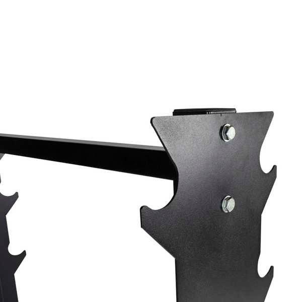 GladiatorFit  Stahlablagegestell für 10 GladiatorFit Gummi-Langhanteln 