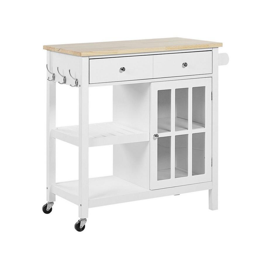 Beliani Chariot de cuisine en MDF Traditionnel GENOA  