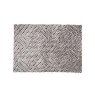 OZAIA Tappeto shaggy effetto 3D MAZE grigio 2  