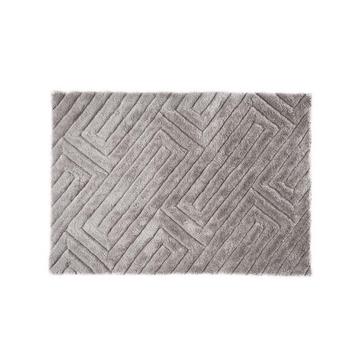 Tappeto shaggy effetto 3D MAZE grigio 2