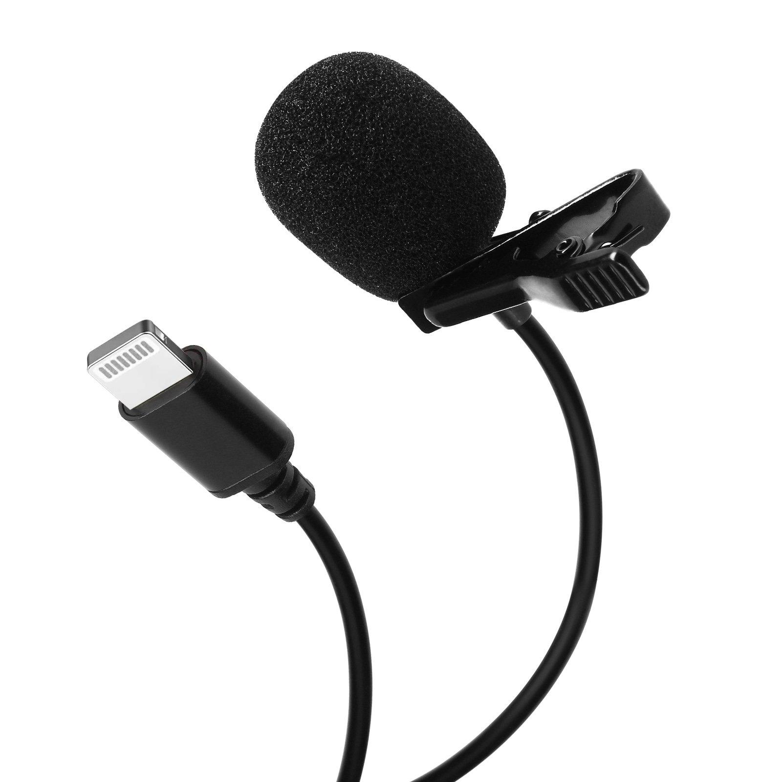 Puluz  Microfono Lavalier con Lightning 