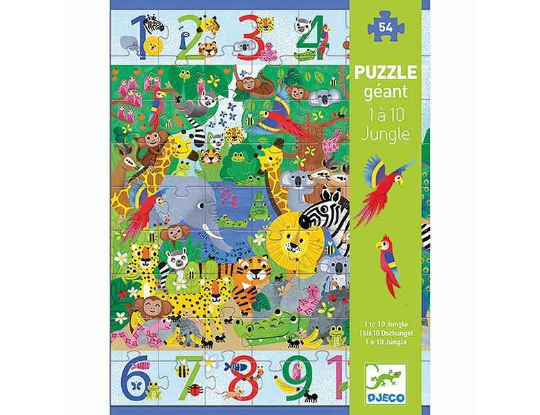 Djeco  Djeco Puzzel Jungle 1 Tot 10 