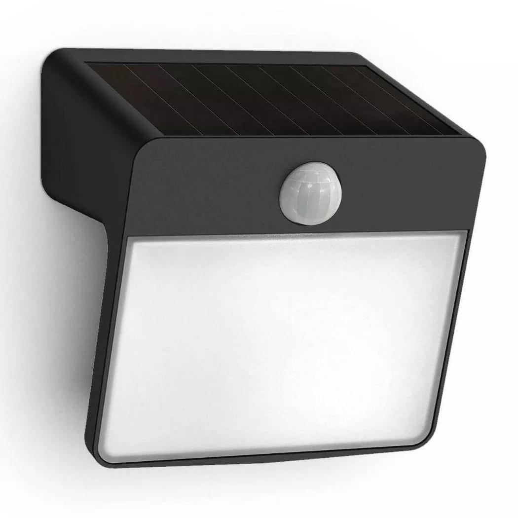 Philips Lighting – Outdoor Solar Yarixa Wandleuchte 2.2W, Tageslicht- und Bewegungssensor, One Size, Multicolor