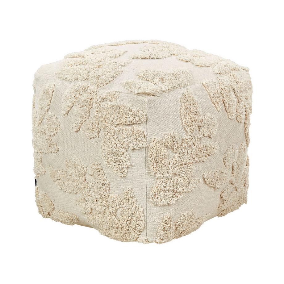 Beliani Pouf en Coton Boho MULTAN  