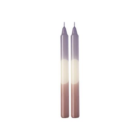 like. by Villeroy & Boch Bougie dip dye lavender, grape, 2 pièces Like Home  