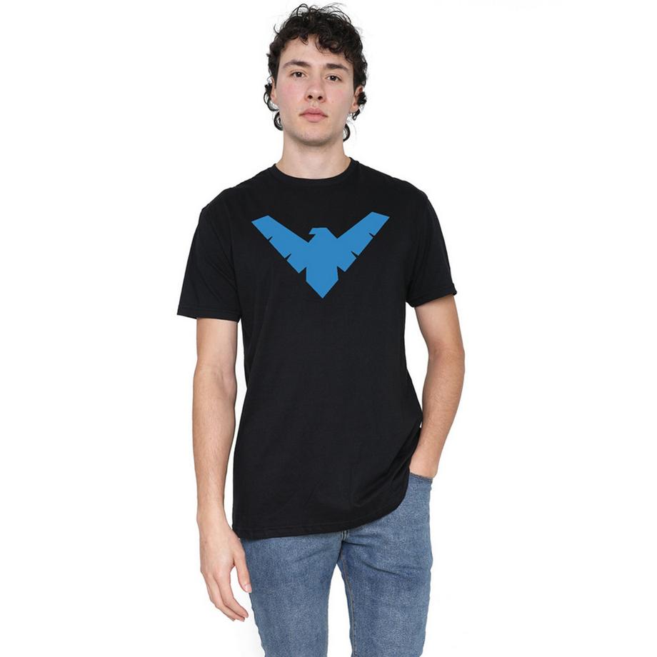 BATMAN Nightwing Logo Kurzarm T-Shirt  